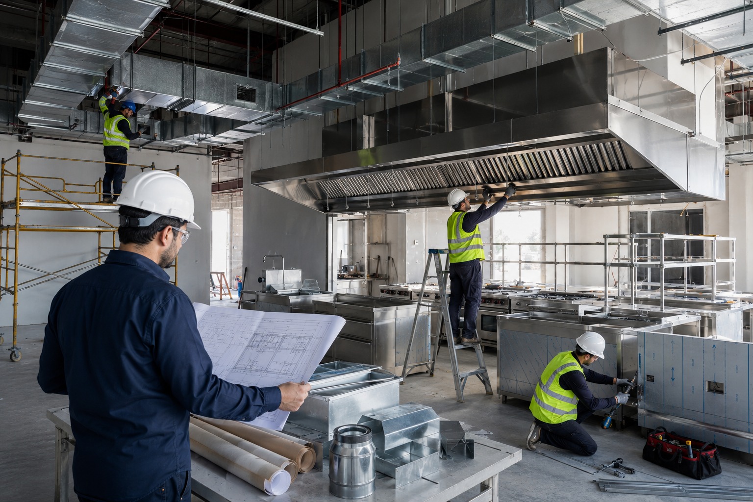 OXY Commercial Kitchen Exhaust Projects & Installation